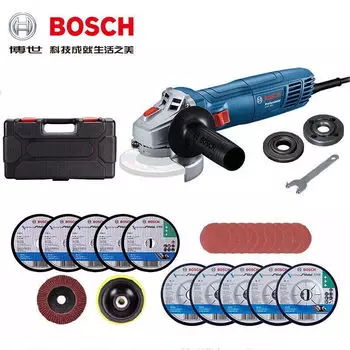 Шлифовальный станок Bosch GWS700 + насадки, ключ