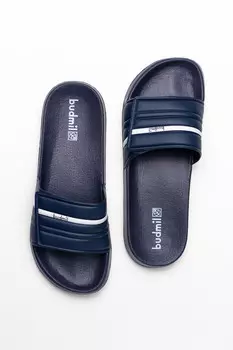 Шлёпанцы мужские Budmil, синий/белый