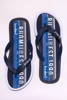 Шлёпанцы мужские Budmil, синий/голубой