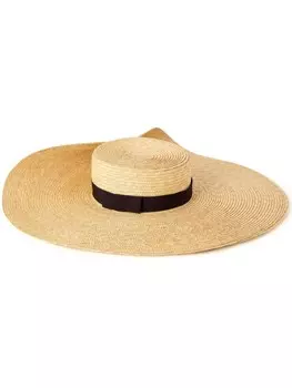 Шляпа асимметричного кроя Nina Ricci, нейтральный цвет