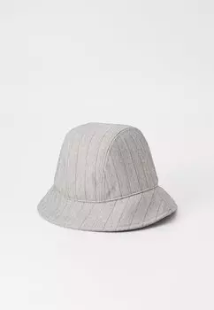 Шляпа CLOCHE STRUTTURATA CON MINI PIN LOGO Borsalino, серый