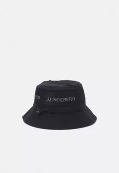 Шляпа DENVER STRIPE BUCKET HAT J.LINDEBERG Sports, черный