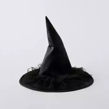 Шляпа для костюма «Королева Пауков» Zara, черный