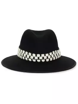 Шляпа-федора Christopher с лентой DESTREE, черный