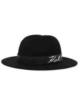 Шляпа-федора K/Signature KARL LAGERFELD, черный