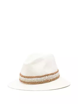 Шляпа-федора Panama Eleventy, белый