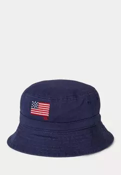 Шляпа FLAG COTTON TWILL BUCKET HAT UNISEX Polo Ralph Lauren, темно-синий