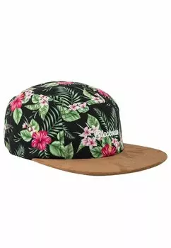 Шляпа Florale 5 Panel Blackskies, зеленый