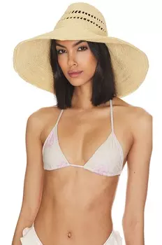 Шляпа харлоу Janessa Leone, бежевый