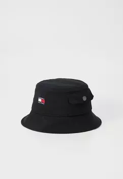 Шляпа HERITAGE BUCKET HAT Tommy Jeans, черный