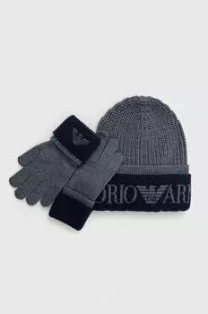 Шляпа и сколько детей Emporio Armani, серый
