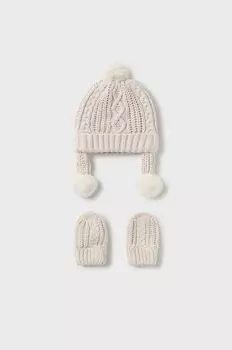 Шляпа и сколько детей Mayoral Newborn, бежевый