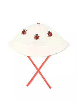 Шляпа из органического хлопка Mini Rodini, нейтральный