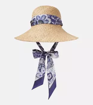 Шляпа из рафии Etro, бежевый