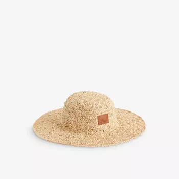 Шляпа из рафии tulum с нашивкой-логотипом Isabel Marant, цвет natural