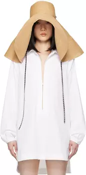 Шляпа из загорелой кожи Capeline ALAA