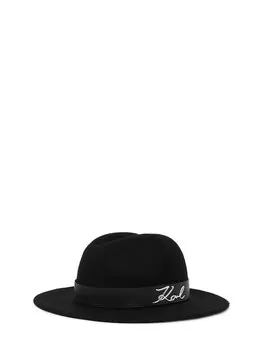 Шляпа Karl Lagerfeld Fedora, черный
