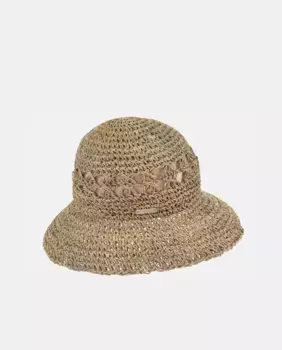 Шляпа-клош из натуральной соломы Seeberger