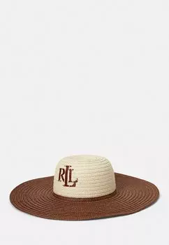 Шляпа Lauren Ralph Lauren SUN HAT, натуральный/дк натуральный