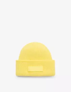 Шляпа Le bonnet из грогрена Jacquemus, желтый