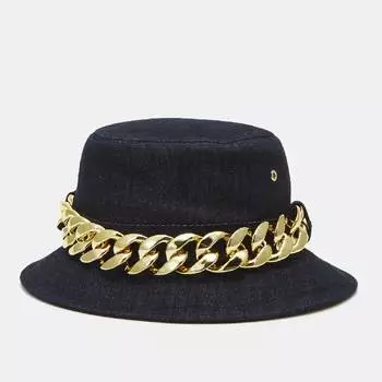 Шляпа Michael Kors Chain Bucket, темно-синий