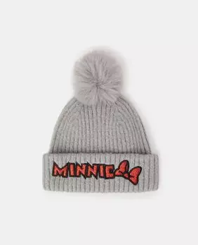 Шляпа Minnie в рубчик с люрексом El Corte Ingls, серый