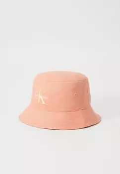 Шляпа MONOLOGO EMBROIDERY BUCKET HAT Calvin Klein Jeans, оранжевый