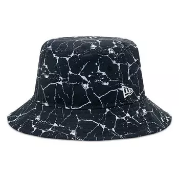 Шляпа New Era MarblePrint Bucket, черный