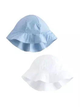 Шляпа Next, цвет Dusty blue/White