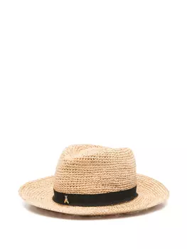 Шляпа от солнца из рафии Patrizia Pepe, нейтральный