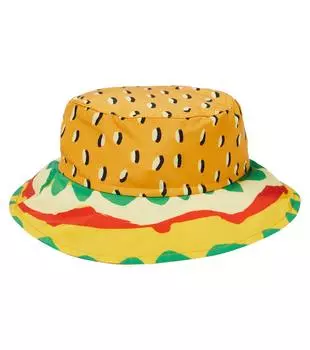 Шляпа от солнца с принтом Stella Mccartney Kids, желтый