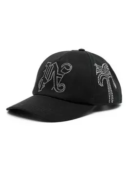 Шляпа PA Milano со стразами Palm Angels, черный