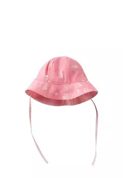 Шляпа REVERSIBLE WITH BEACH PRINT United Colors of Benetton, фуксия