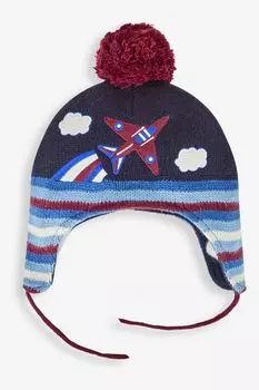 Шляпа с аппликацией в виде стрелы Jojo Maman Bb, синий