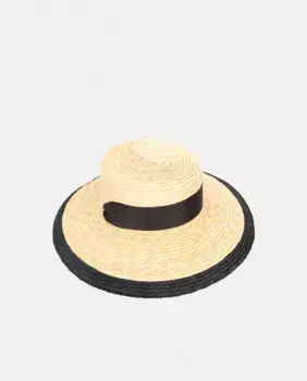 Шляпа с бантиком Zahati, черный