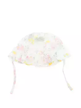 Шляпа с цветочным узором Tartine Et Chocolat, белый