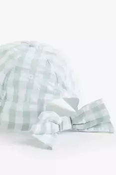 Шляпа с козырьком и лентой H&M, зеленый