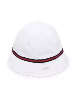 Шляпа с отделкой в полоску Patachou, белый