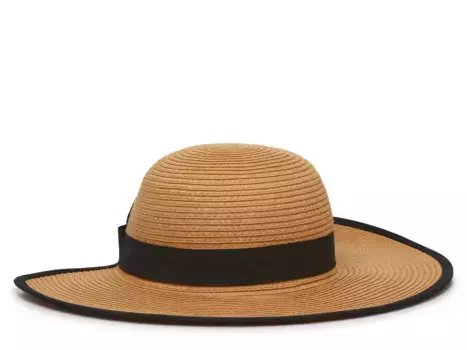 Шляпа Straw Sun Hat Vince Camuto, цвет tan