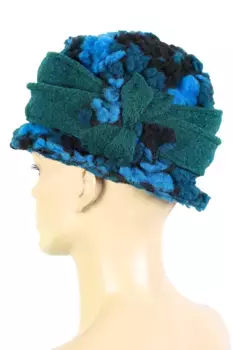 Шляпа-ведро COLLEZIONE ALESSANDRO "Queen" (1 штука), натуральная шерсть, производство Италия, зеленый