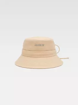 Шляпа-ведро из холста JACQUEMUS The Gadjo bucket hat, бежевый