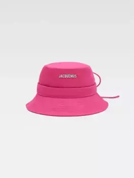 Шляпа-ведро с бантом Ле Боб Гаджо Jacquemus, розовый
