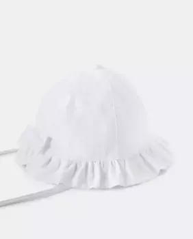 Шляпка из пике для малышки Baby El Corte Ingls, белый