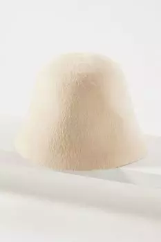 Шляпка-клош шерстяная Wyeth, слоновая кость