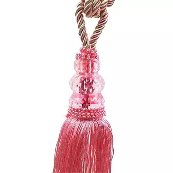 Шнур для штор с кристаллами FNGZ, розовый