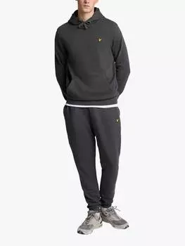 Шнурок тонкий fit брюки для бега Lyle & Scott, цвет Gunmetal