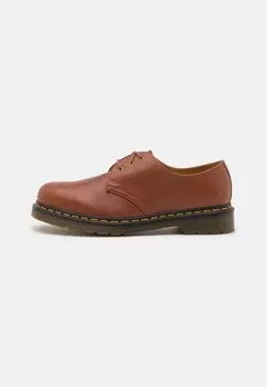 Шнуровки 1461 Dr. Martens, седло коричневого цвета Каррара