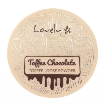 Шоколадная матовая бронзирующая пудра для лица и тела с экстрактом семян какао Lovely Chocolate Loose Powder, 8 гр