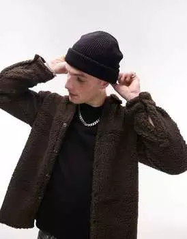 Шоколадно-коричневая рубашка Topman Borg