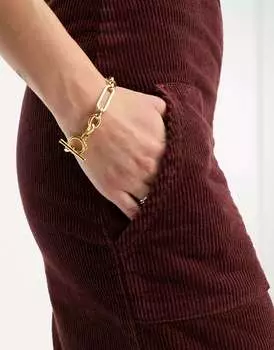 Шоколадно-коричневый вельветовый сарафан с молнией сзади DTT Tall Dawn Don't Think Twice